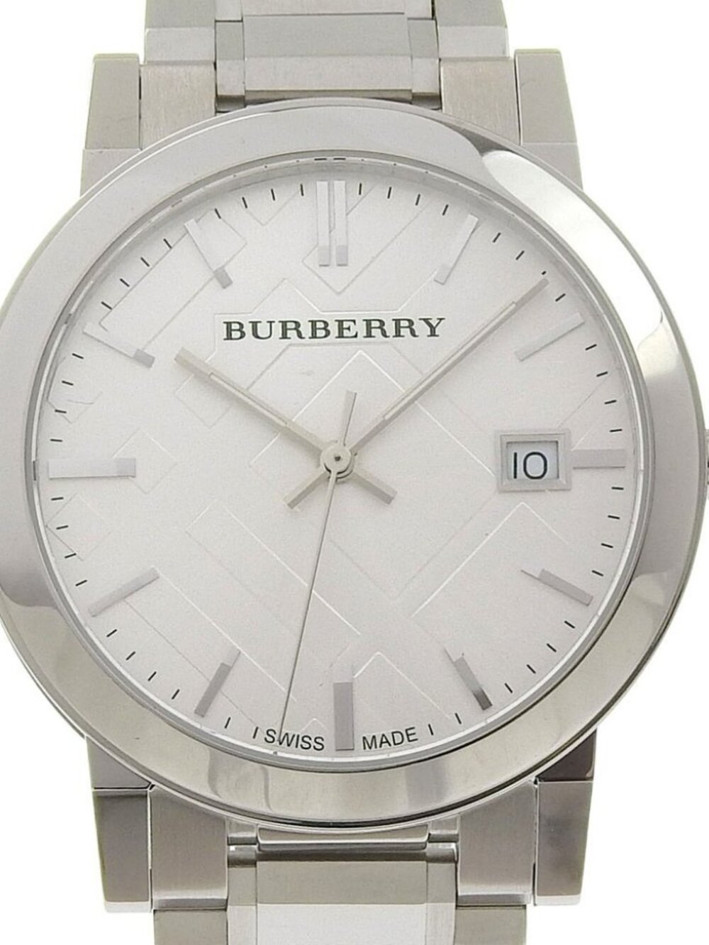 BURBERRY Watches BU9000 Silver SilverDial Stainless Steel Quartz Analog di... - Picture 8 of 13